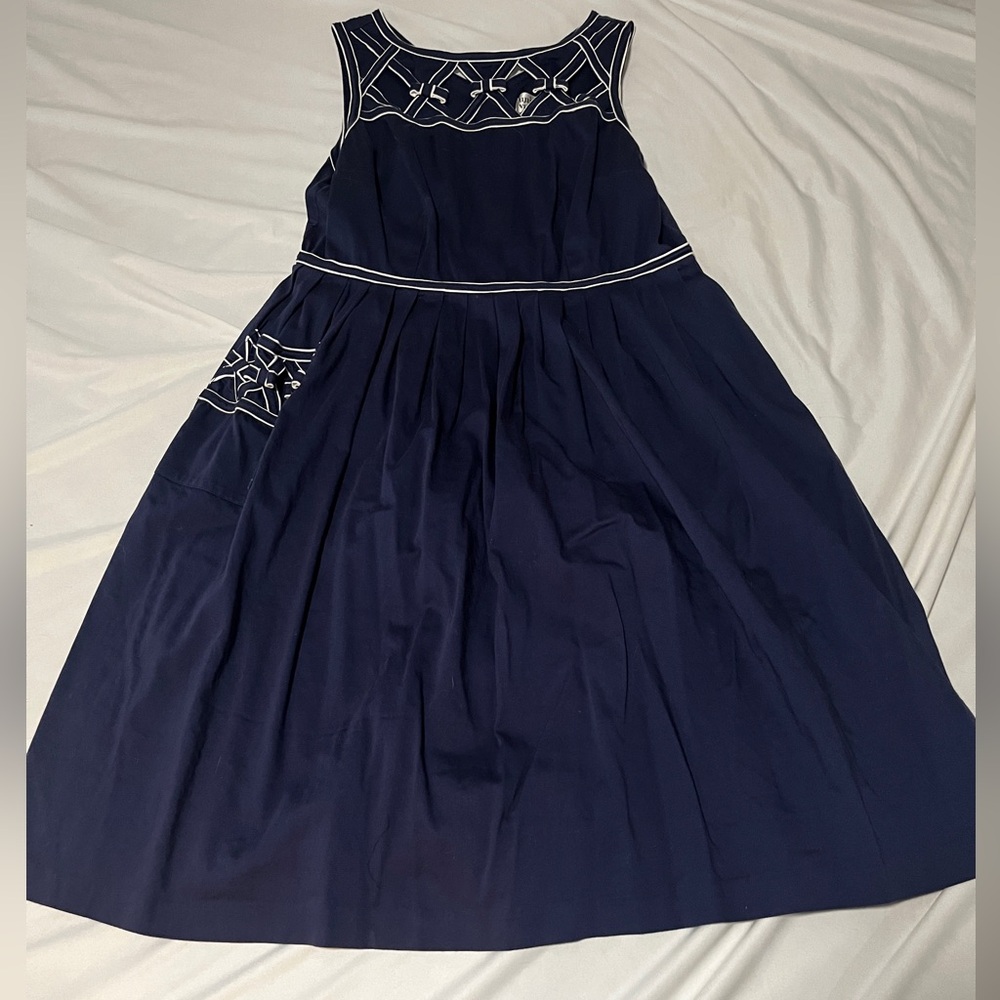 Blue vintage inspired dress